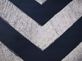 200x300cm Large Floor Blue Chevron Stripes Rug Modern Area Carpet for Bedroom & Lounge V63-838381