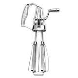 Stainless Steel Egg Beater,Manual Hand Crank Mixer with Double Rotating Heads for Efficient V1369-AZ3-W-14857