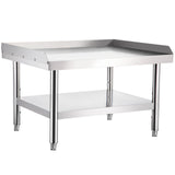 Stainless Steel Equipment Grill Stand, 122 x 76 x 61cm Stainless Table, Grill Stand Table with V952-SBSKTBD4830INXAETV0