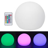 LED Ball Light 24 Key Remote Control RGBW Globe Lamp Night Light with 16 Color Dimmable 4 Modes V1294-YM0901-3119210153811