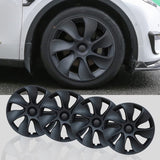 4PCS Wheel Cover Caps 19Inch ABS Black Rim Hubcap Hub Cap For Tesla Model Y V201-TSLY0019BL8AU