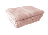 600GSM Set of 4 Melissa 100% Cotton Bath Towels Coral 70 x 140 cm V442-ATX-TOWEL-SETOF4MELISSABATH-CORAL-RE
