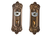 European Style Door Handle Lock Set Aluminum Silent Retro Interior Entry Door Lever Lock with 3 Keys V1294-YM0901-3114250017811