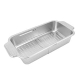 Expandable Dish Drying Rack Stainless Steel Over Sink Dish Drainer Rack Basket Shelf for Kitchen V1294-YM0901-3118240189011