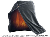 Heating Pad, Electric Top Blanket, Rechargeable Heated Blanket, Battery Operated Heated Blanket, V1189-LC-DG-00313