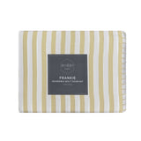 Ardor Frankie Yellow Stripe Yarn Dyed Reversible Quilt Cover Set Queen V442-INT-QUILTCS-FRANKIESTRIPE-YELLOW-QS
