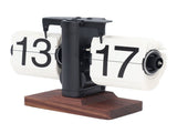 Retro Flip Down Clock Stylish Minimalism Style Small Balance 24H Automatic Page Turning Clock V1294-YM0901-3115240060112