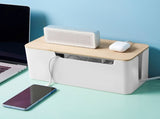Router Organizer Box Power Strip Arrangement Shielding WiFi Router Cord Holder Storage Box for V1294-YM0901-3117240170712