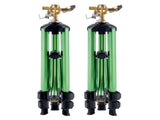 Impact Sprinkler on Tripod Base, 2 Packs, Heavy Duty Tripod Sprinklers with Brass Head & G3/4" V952-SJJSSQLSZX2J3VCN2V0