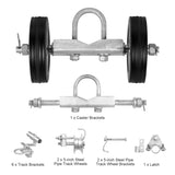 VEVOR Sliding Gate Kit 6” Sliding Rollers for Connect Tracks Max.600LBS V952-HLHMWJTJJLS0FDMU6V0