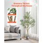 150 cm Artificial Olive Tree with Black Pot, Faux Tree with Natural Wood Trunk & Lifelike Leaves, V767-VVR-RZS5FTGLSSLX6A0M6001V0