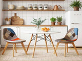 Artiss Dining Table and Chairs Set 3PCS Round 2 Seater Dining Set for Kitchen, Apartment, Dining DSET-TAB90-56FBX2