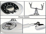 European Retro Desktop Phone Classic design meets modern utility, perfect for home and office, V1232-FGDHJ002