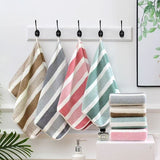 8-Piece Green Luxury Coral Fleece Towel & Bath Sheet Set - Ultra-Soft High-Density Absorbent Towels V888-ELOSUNG49486