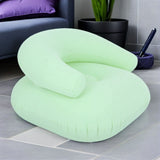 Foldable Inflatable Recliner Chair for Adults Lightweight and Portable in Light Green V1369-AZ3-W-23499