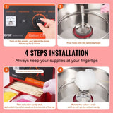 VEVOR Electric Cotton Candy Machine, 1000W Candy Floss Maker, Commercial Cotton Candy Machine with V952-TSMHTJHSWGZMYG5FSV3