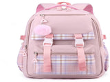 Girls School Student School Bag Outdoor - Youth School Bag - - Pink - Luxury V1188-MS101-03368-1