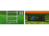 Everfit 16FT Trampoline for Kids w/ Ladder Enclosure Safety Net Rebounder Orange TRAMPO-C-C16-OR-ABC