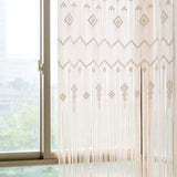 Curtain Room Divider Doorway Curtain Large Long Macrame Wall Hanging for Living Room Bedroom V1370-AZ4-06327