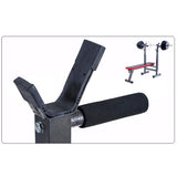 Adjustable Weight Bench Fitness Home Multi Gym Flat Press Incline Squat Rack V610-WEIBEN