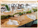 600 Pcs Round Kraft Paper Doilies, 12 Inch Disposable Lace Placemats, Rustic Scallop Doily Table V1259-DP01-A-5768
