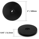 4 Pack Lazy Susan Turntable, 4" Acrylic Ball Bearing Rotating Tray for Cake, Spice Rack V1192-AZ-W-17970
