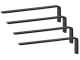 Shelf Bracket, 41 x 15.5 cm 4 Pcs, Heavy Duty Floating Shelf Brackets, Brackets for Shelves, 10mm V952-SJZJGBZJYGHWJF4D6V0