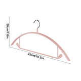 Premium Velvet Hangers, Heavyduty- Non Slip No Shoulder Bump Suit Hanger - Chrome Hooks,Space Saving V1189-LWWAL-20260401-06908