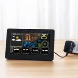WiFi Color Weather Station with App Indoor Outdoor Temperature Humidity Pressure Wind Speed Clock V1188-MS-527-019