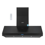 Devanti 1500mm Commercial BBQ Range Hood Dual Motor W/ Remote Control Black RH-RC-BBQ-1500