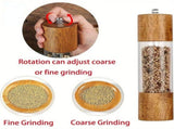 Retro wooden manual pepper grinder, large capacity, adjustable coarseness, ceramic core, no flavor V1385-HJYMJ-001