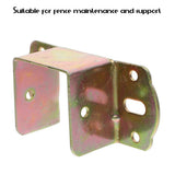 Fence Railing Brackets, Light Yellow Galvanized Iron, Easy Install, for Wood Fences 10Pcs V1366-AZ2-W-22522