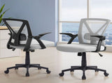 Artiss 2x Mesh Office Chair Mid Back Grey OCHAIR-H-M02-GYX2