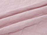 100% Cotton Embossed Pink Fringe Dream Coverlet Bedspread Set V745-MMPAC061127Q13U