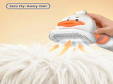 pet dematting comb, cat and dog grooming brush, pet hair remover, dog shedding tool, cat fur V1102-135-24908-WHT-SET