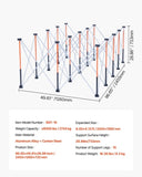 Portable Folding Workstand 2455 x 1260 mm Collapsible Work Stand 2724 kg V952-BXSGZTPPSL8FZHE0J001V0