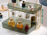 Makeup Organizer 2 Tier Bathroom Countertop Organizer Large Capacity Cosmetic Holder Shelf for V1294-YM0706-3117230199913