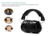 Soundproof Earmuffs Noise Canceling Hearing Protection Headphone Adjustable Defender Noise Reduction V1366-AZ2-W-09865