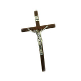 Wall Crucifix Cross Catholic 12" Wood Decor Jesus Cross for Christmas V1369-AZ3-W-24542