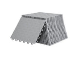 Giantz Garage Floor Tiles Interlocking PP Flooring 25PCS 30x30cm Grey GFT-30X30-25P-GR