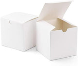 100 Pack of White 5cm Square Cube Card Gift Box - Folding Packaging Small rectangle/square Boxes for V382-100WHBXCUBE5X5XX5