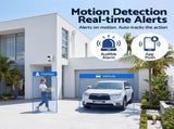 UL-Tech Wireless Security Camera Outdoor Indoor, 2.5K Dual Lens Pan Tilt, 4MP IP Camera, CCTV-IP-DUAL-PTZ-2M