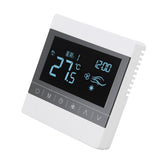 AC220V Touch Screen Thermostat WallHanging Stove Temperature Controller for Water/Floor Heating V1294-YM0901-3114210053211