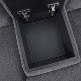 Large Sectional Corner Modular Lounge Suite in Fabric with Electric Recliner V43-SOF-HRLEY-GP