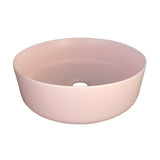 2020 Matte Pink Round 360 mm Dia top counter basin porcelain sink V549-PINK360