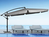 Mountview 3M Cantilever Umbrella Outdoor Grey Without Base OD1015-GY