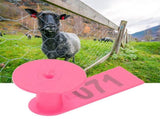 Numbered Ear Tag Marks Labels for Sheep Goats Farm Animal Livestock Feeding SuppliesRose Pink V1294-YM0901-3111200210911