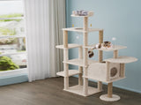 Pawz Cat Tree Tower Large Scratcher Condo House 172cm PT1272-BG_NZ