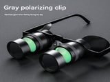 10x Telescope Grey Polarised Lens 10x HD Fishing Binocular Glasses - Polarized Zoom for Float V888-ELOSUNG28351