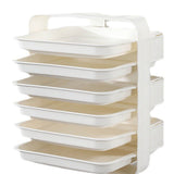 Side Dish Stacking Storage Multilayer Food Sorting Tray Kitchen Multi Function Fruit Vegetable V1294-YM0716-3117220143312